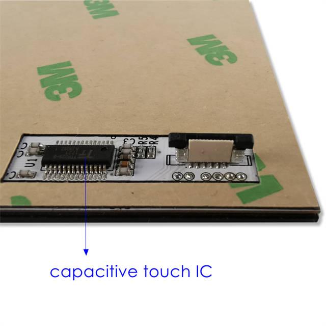 Touch keypad with chip