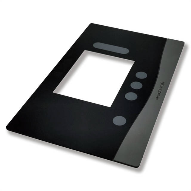 PMMA/glass touch surface